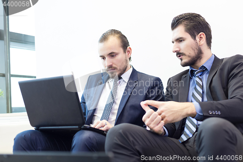 Image of Corporate business team and manager at business meeting.