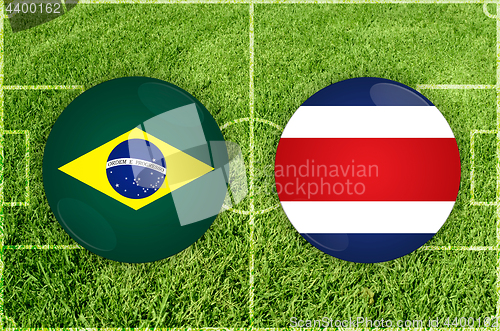 Image of Brazil vs Costa Rica football match