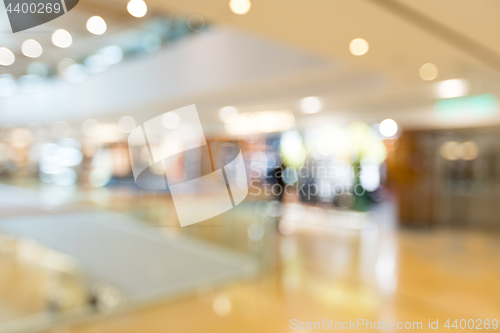 Image of Blur background of shopping center