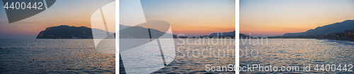 Image of Alanya in the evening