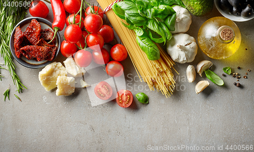 Image of healthy food ingredients