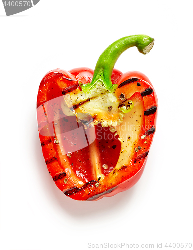 Image of grilled red paprika