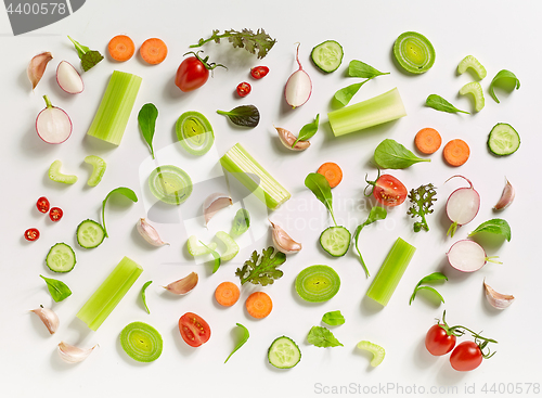 Image of various fresh vegetables