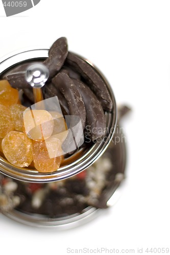 Image of dried fruit and chocolate
