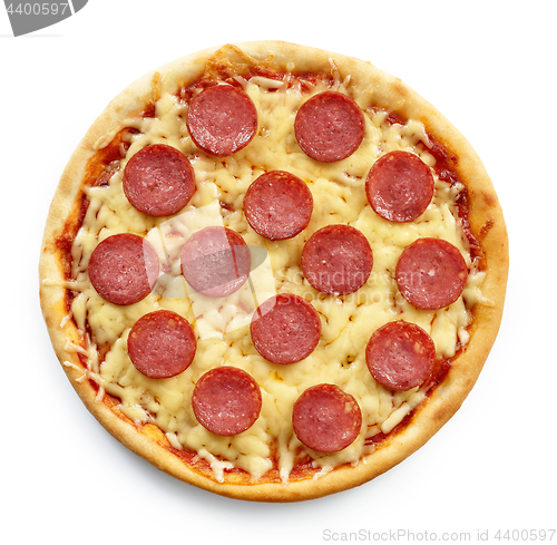 Image of freshly baked pizza