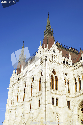 Image of Hungarian Parliament building in Budapest 