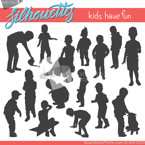 Image of Kids silhouettes