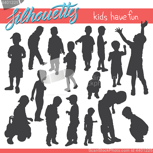 Image of Kids silhouettes