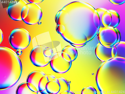 Image of some colorful bubbles background