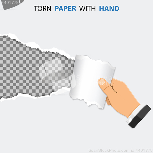 Image of Torn Hole on Paper