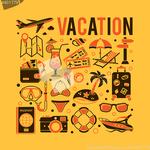 Image of Vacation and Tourism Concept