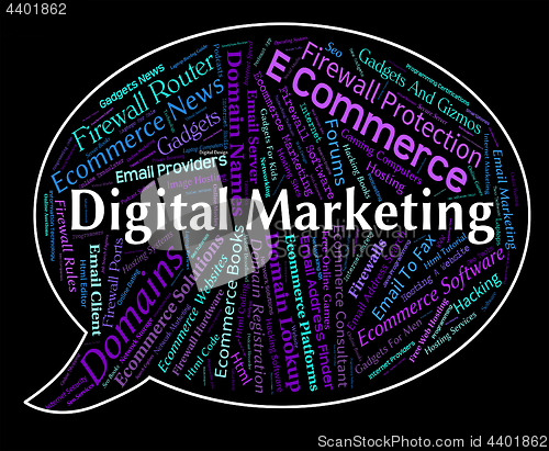 Image of Digital Marketing Means Computer Sales And Promotions