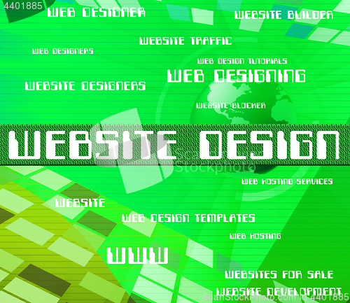 Image of Website Design Means Designing Designers And Domains