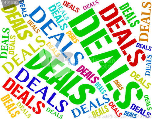 Image of Deals Words Represents Agreement Text And Dealings