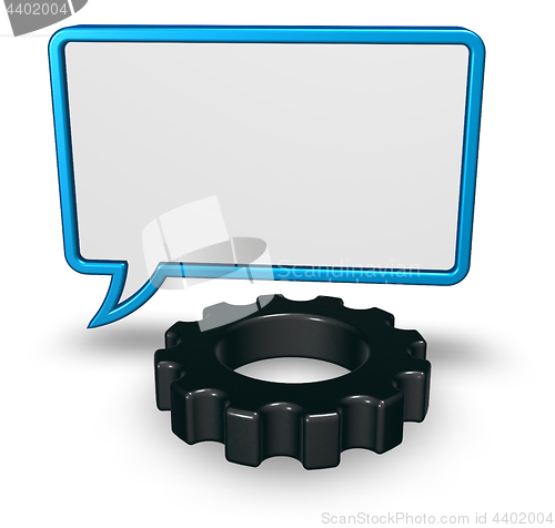 Image of industrial speech bubble