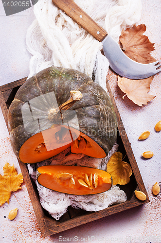 Image of raw pumpkin