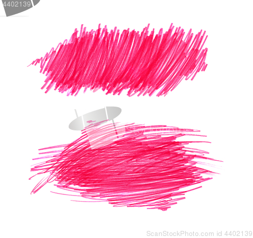 Image of Abstract color hand draw shapes