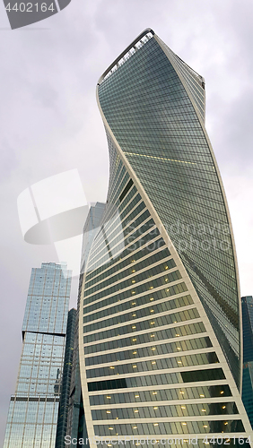 Image of Modern skyscrapers in the International Business Center, Moscow,