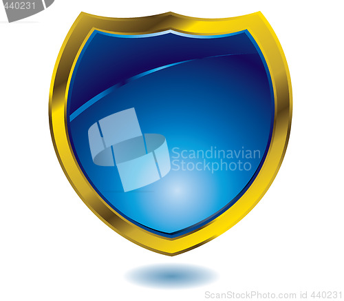 Image of blue shield