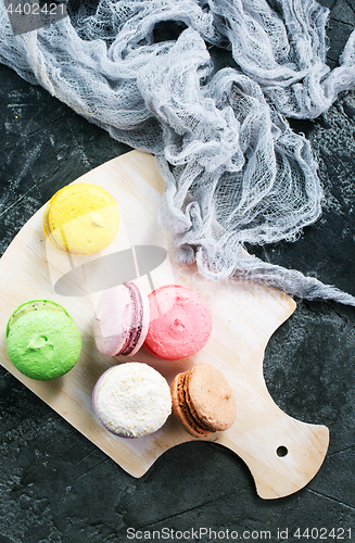 Image of color macaroons