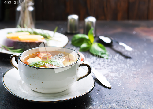 Image of fish soup