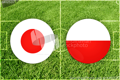 Image of Japan vs Poland football match