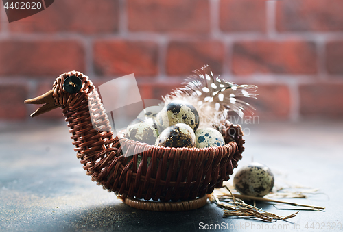 Image of quail eggs 