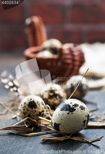 Image of quail eggs 