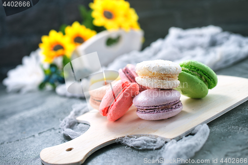 Image of color macaroons