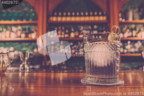 Image of The cocktail in the bar