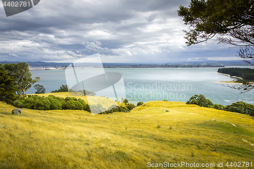 Image of view from Mount Maunganui New Zealand