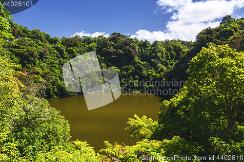 Image of volcanic lake at waimangu