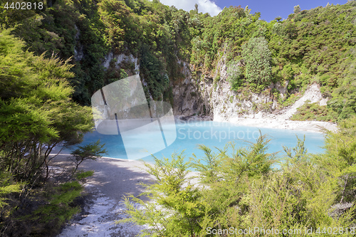 Image of volcanic lake at waimangu