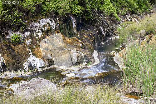 Image of volcanic activities at waimangu