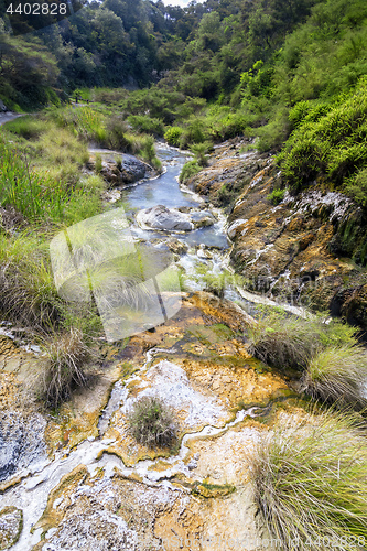 Image of volcanic activities at waimangu