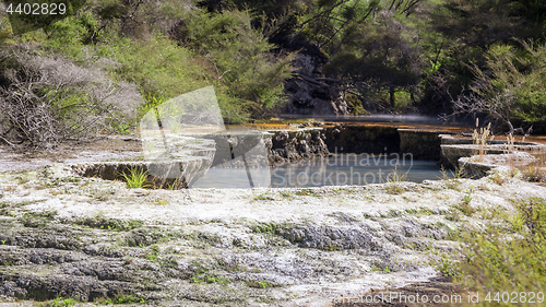 Image of volcanic activities at waimangu