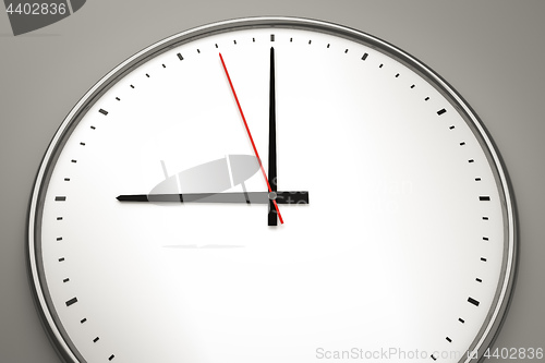 Image of a typical office clock background