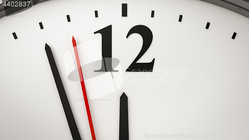 Image of a typical office clock background