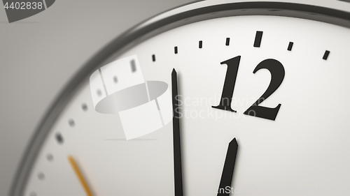 Image of a typical office clock background