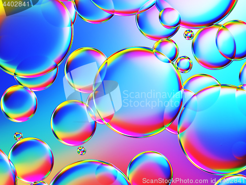 Image of some colorful bubbles background