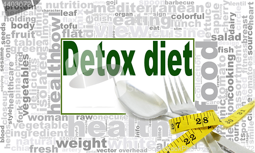 Image of Detox diet word cloud