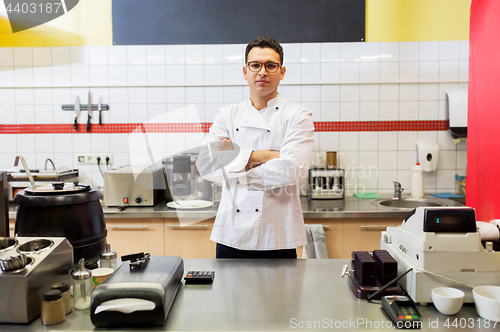 Image of chef at fast food restaurant