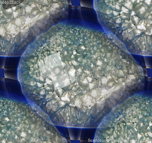 Image of Agate Crystal cross section as seamless background