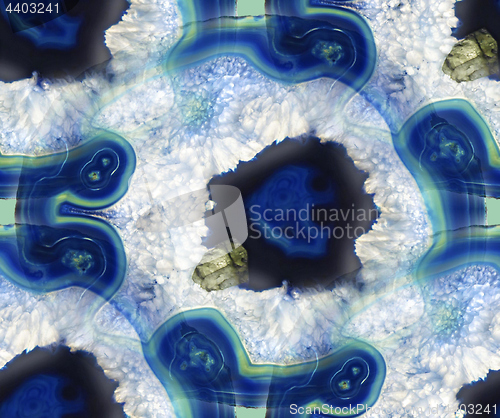 Image of Agate Crystal cross section as seamless background