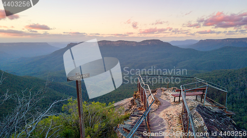 Image of Lookout scenic views Blue Mountains Australia