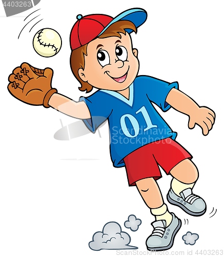 Image of Baseball player theme image 1