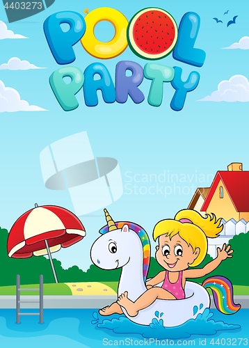 Image of Pool party theme image 2
