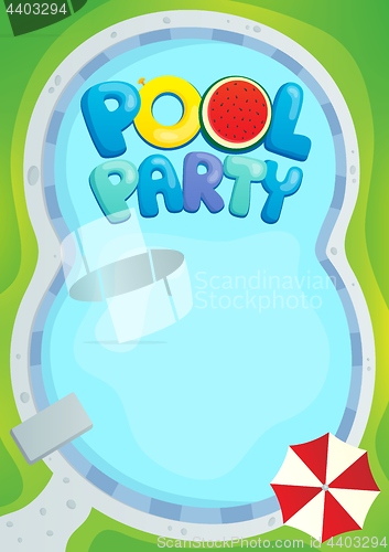 Image of Pool party theme image 1