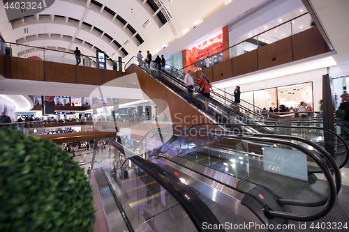 Image of modern shopping center