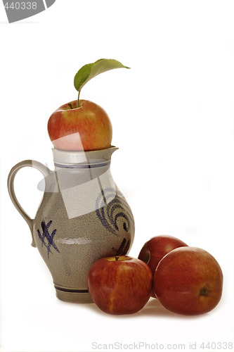 Image of Jug with Apples